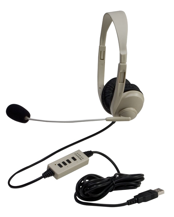 Multimedia Stereo Headset with USB Plug