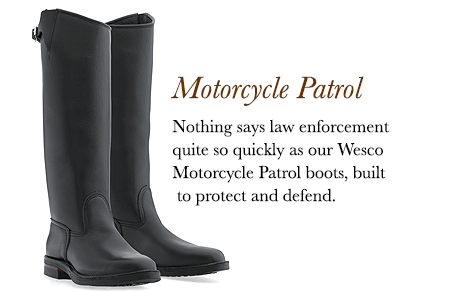 wesco motor patrol boots