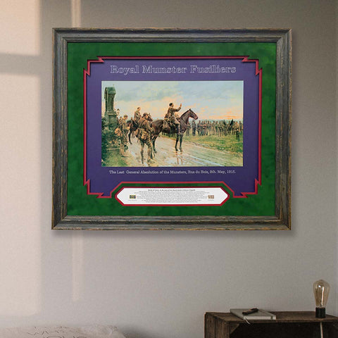 The Munster Fusiliers at Aubers Ridge by the quality framing company