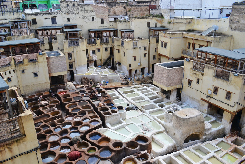 Leather Tannery In Fez, Morrocco