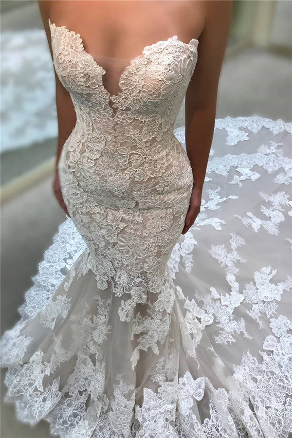 Cap sleeves Modern Backless Lace Ivory Court Train Beach Wedding Dress –  Ballbella