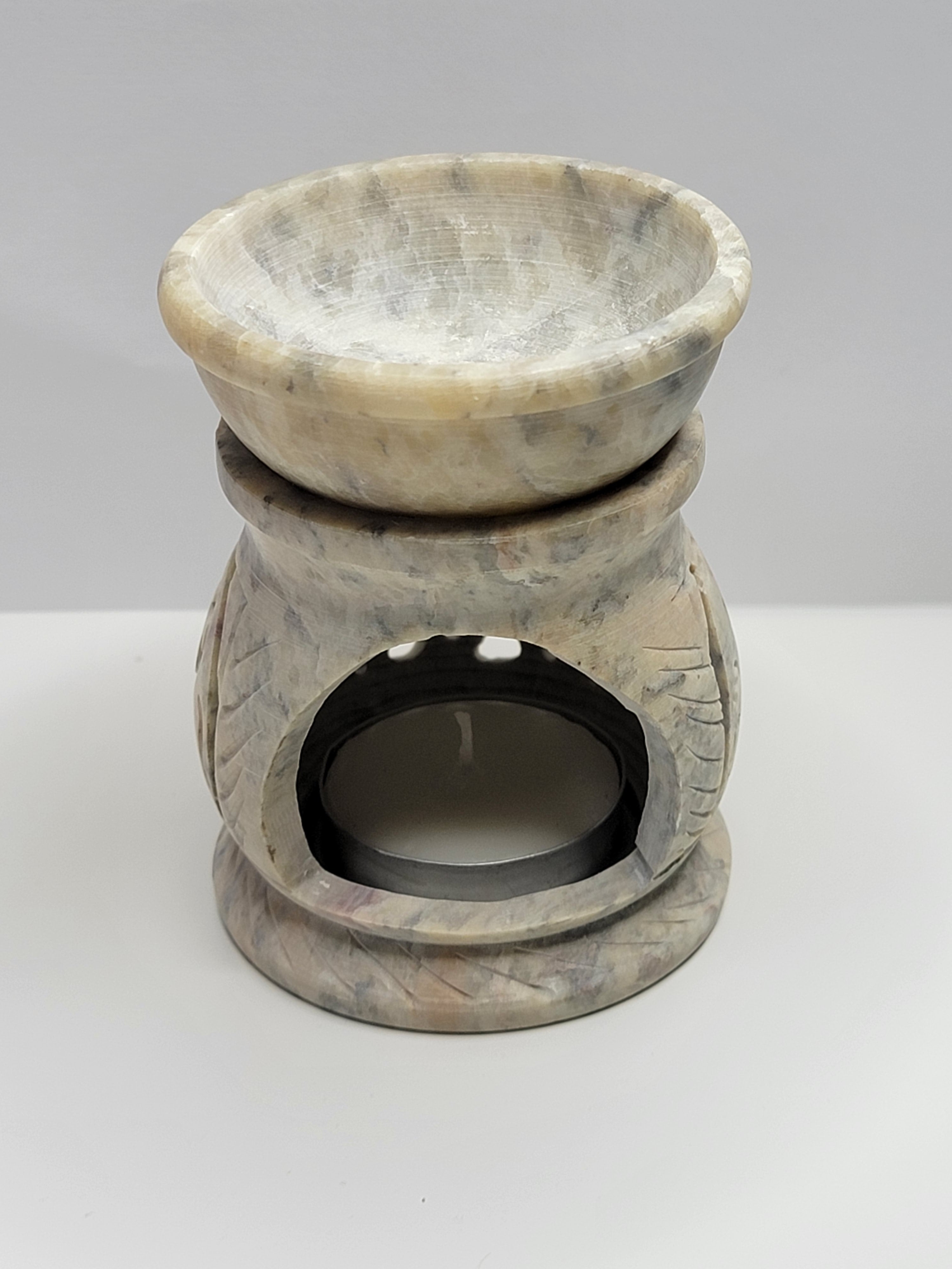 Natural Soapstone Oil Warmer – Distinguished Creation