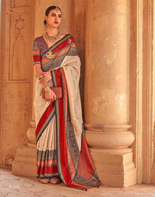Engagement Wear Kanchipuram Silk Sari