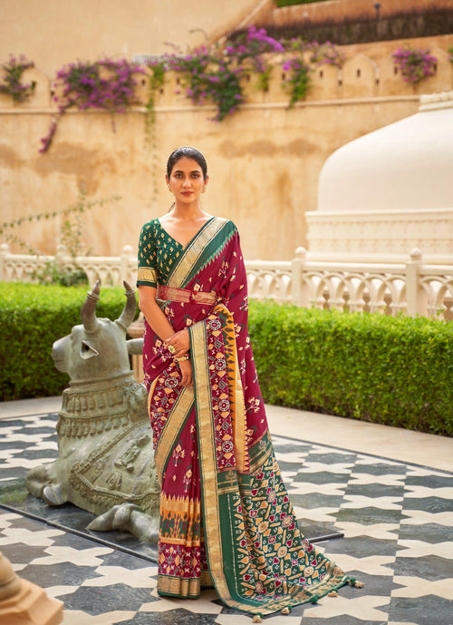 Ceremonial Wear Designer Patola Saree