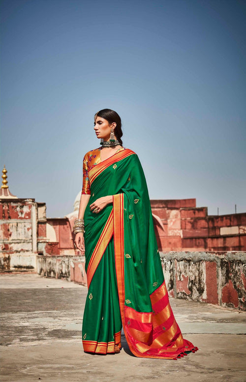 Mehendi Special Traditional Designer Saree