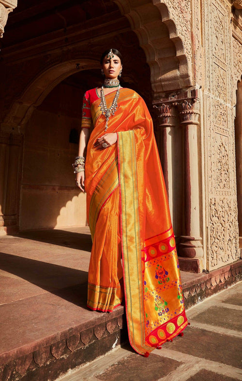 Reception Wear Traditional Silk Saree