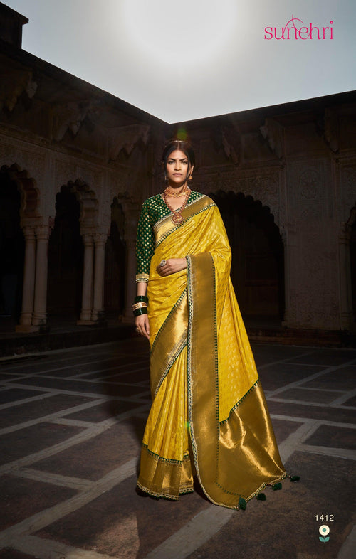 Haldi Function Special Festive Silk Saree