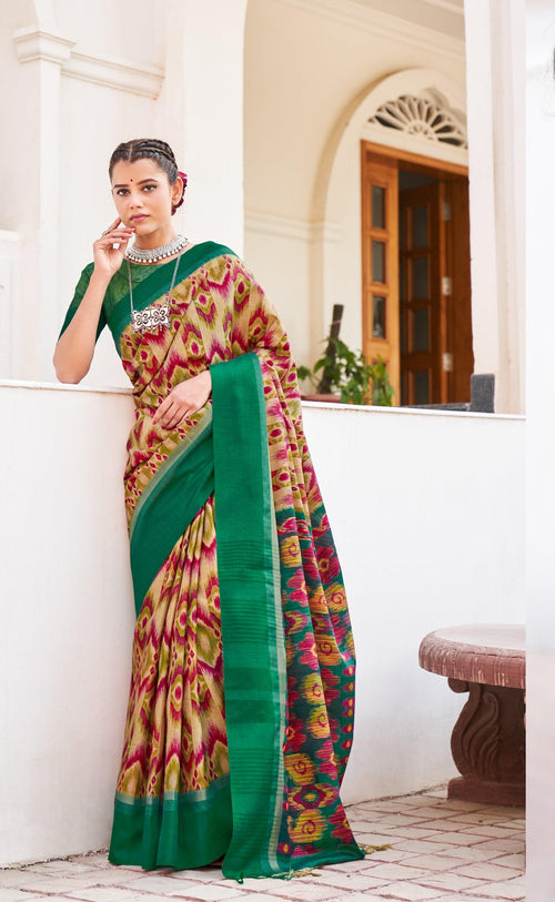 Buy Party Wear Peach Hand Work Fancy Ready To Wear Saree Online From Surat  Wholesale Shop.