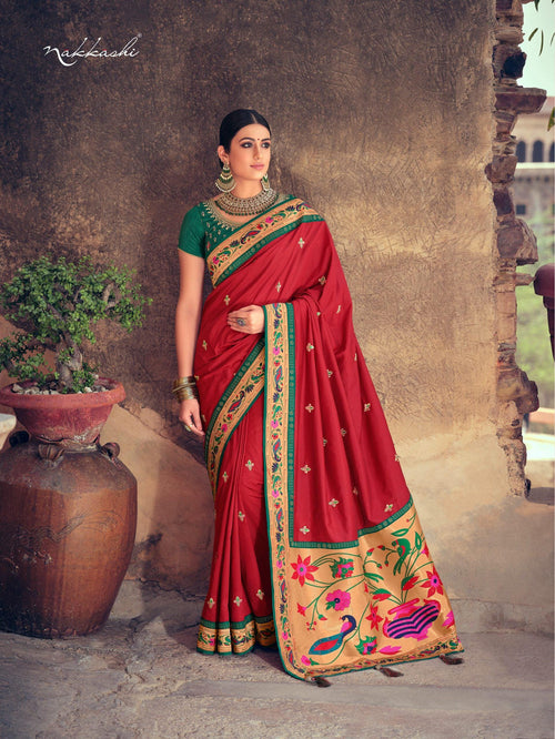 Marriage Functions Wear Paithani Silk Saree