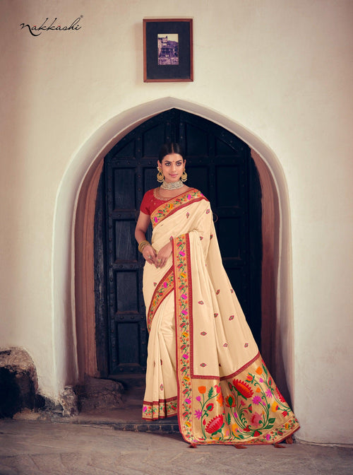 Afternoon Party Wear Paithani Silk Saree