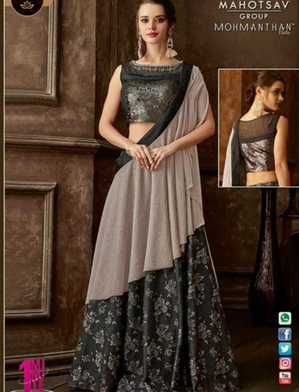 latest party wear indo western dresses
