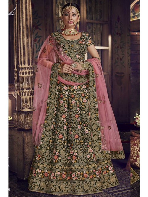 Navratri Lehenga Chaniya Choli : Maroon butter digital print ...