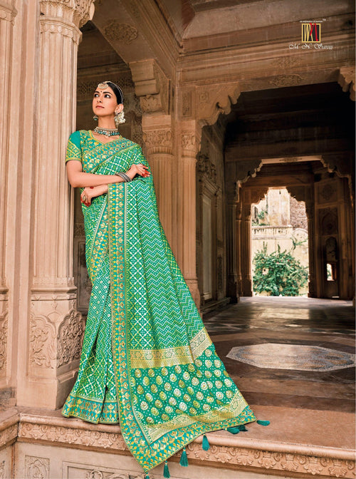 All Occasion Wear Bandhej Patola Silk Saree