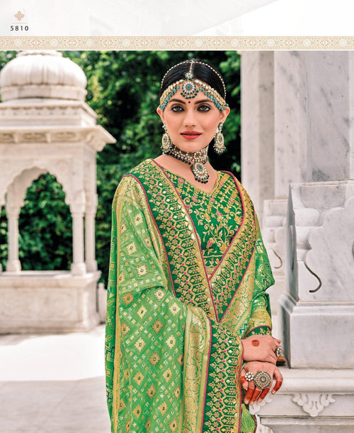Mehndi Functions Wear Patan Patola Silk Saree