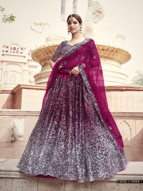 Sangeet Special Designer Fashionable Shaded Lehenga Choli