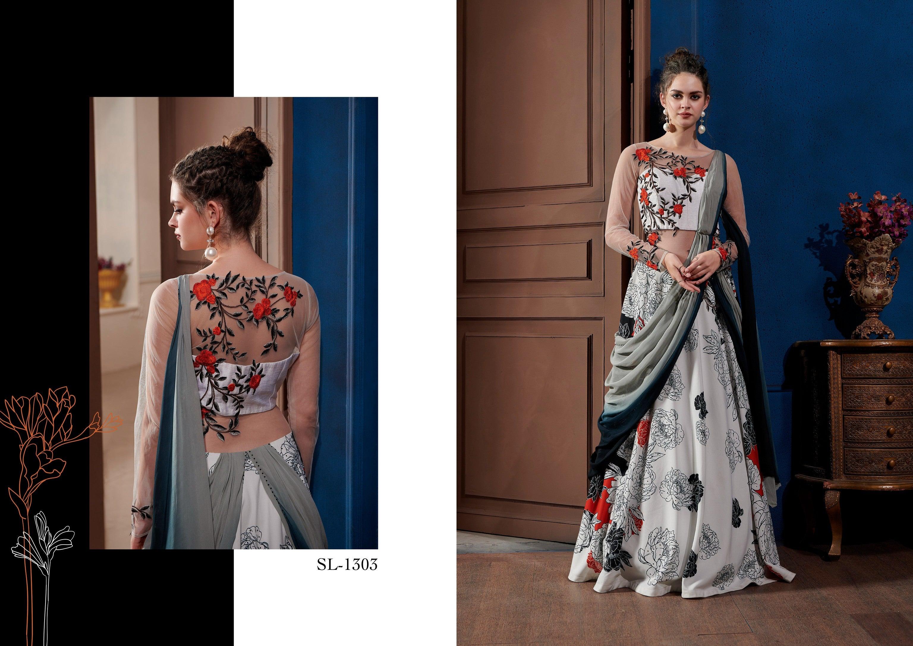 Designer Indo western Gown at Rs.4600/Piece in surat offer by VJV Fashion