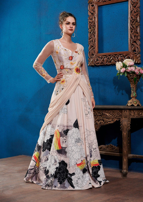 Readymade Indo Western Designer Gown
