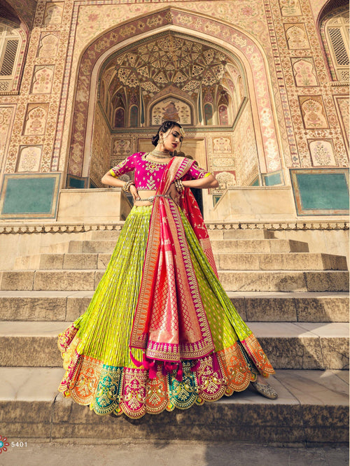 Bridal Wear Silk Lehenga Choli