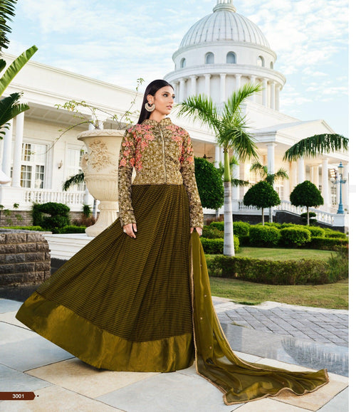 Party Wear Western Dress Long Jacket Indo Western Dress