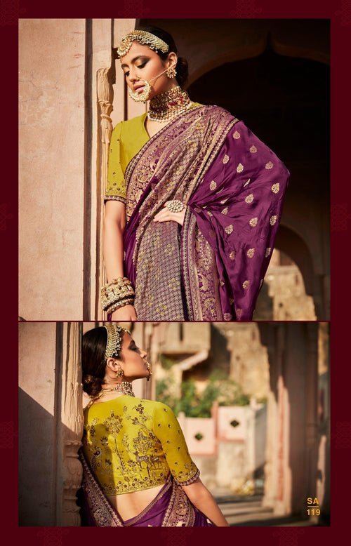 Wedding Party Wear Sarees — An emblem of beauty and purity | by Style Amaze  | Medium