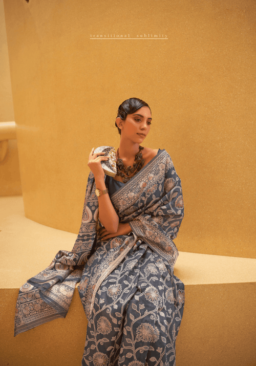 Designer Chikankari Lucknowi Sari