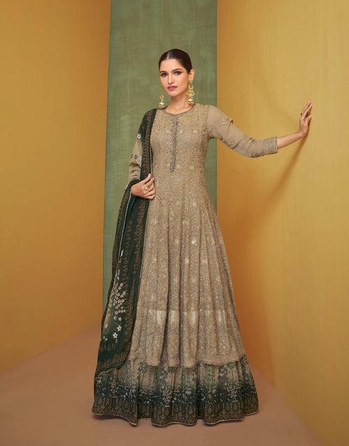 Bachelorette Party Wear Anarkali Gown