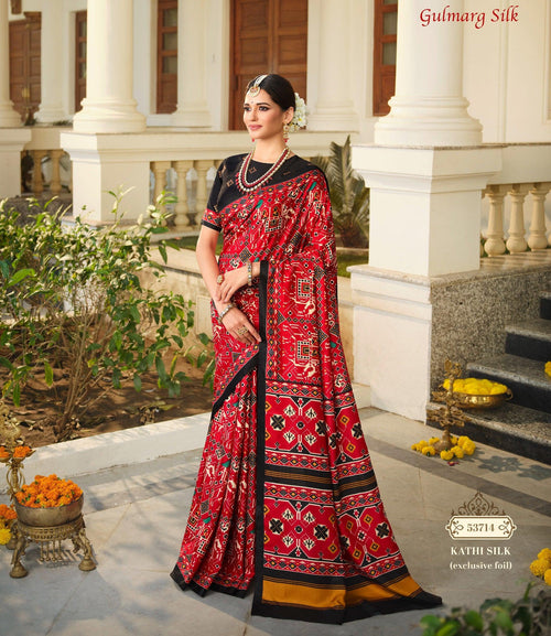 Evening Wear Patola Silk Saree