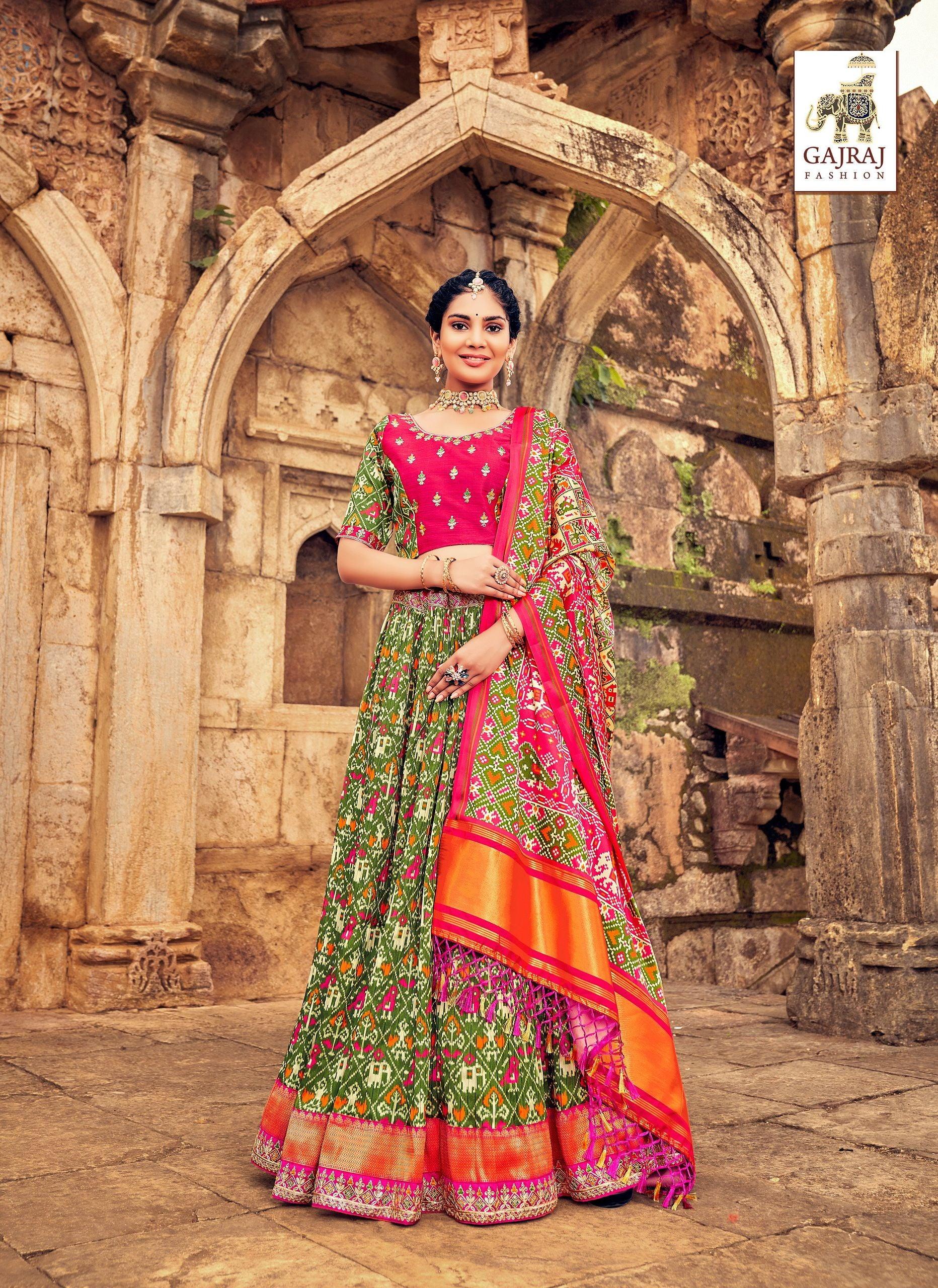 Cotton Party Wear Red Rose Color Stylish Embroidered Designer Lehenga at Rs  3999 in Surat