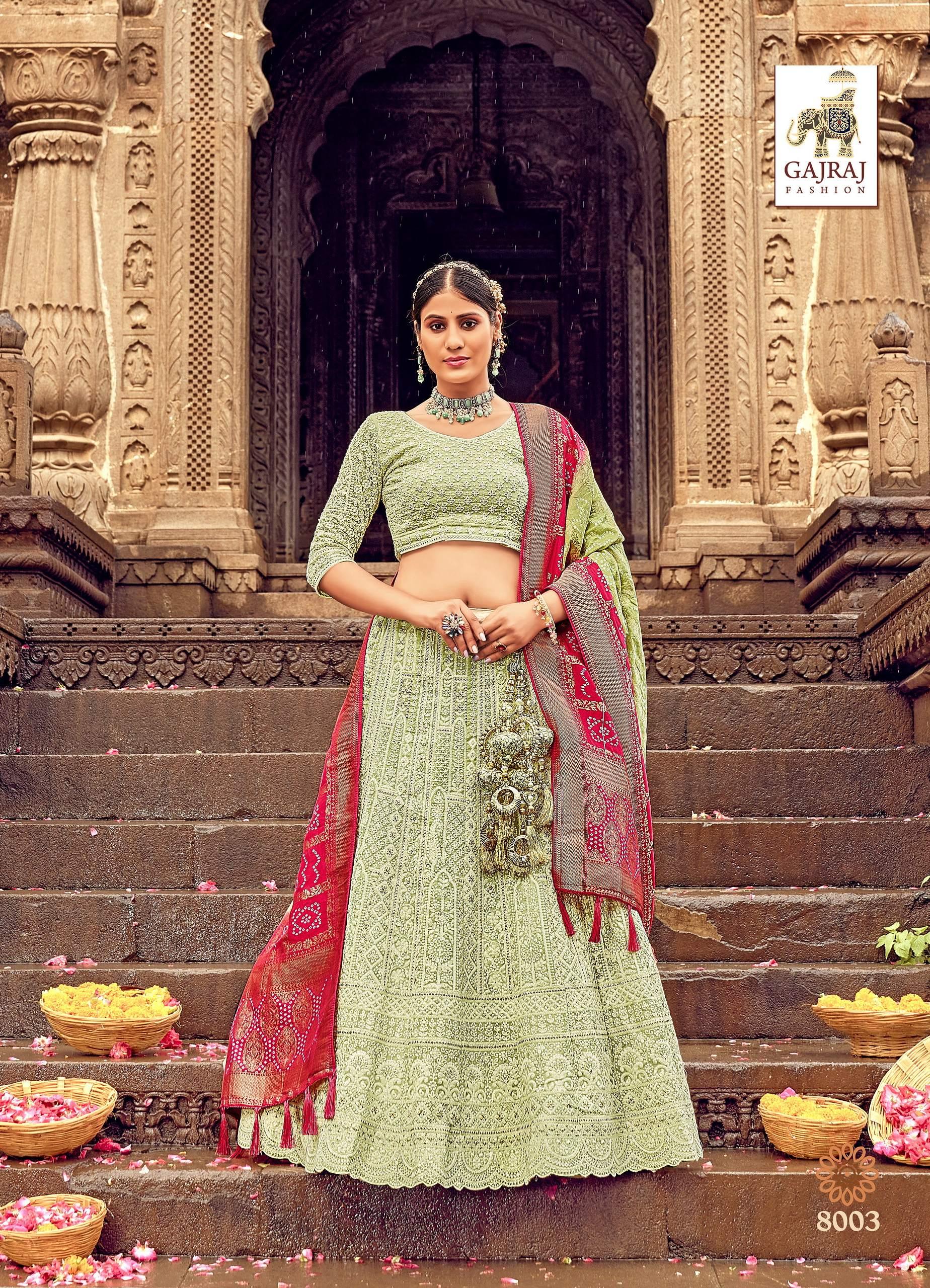 10 Amazing Mehndi Lehengas We Found Online For You To Buy Later! | WedMeGood