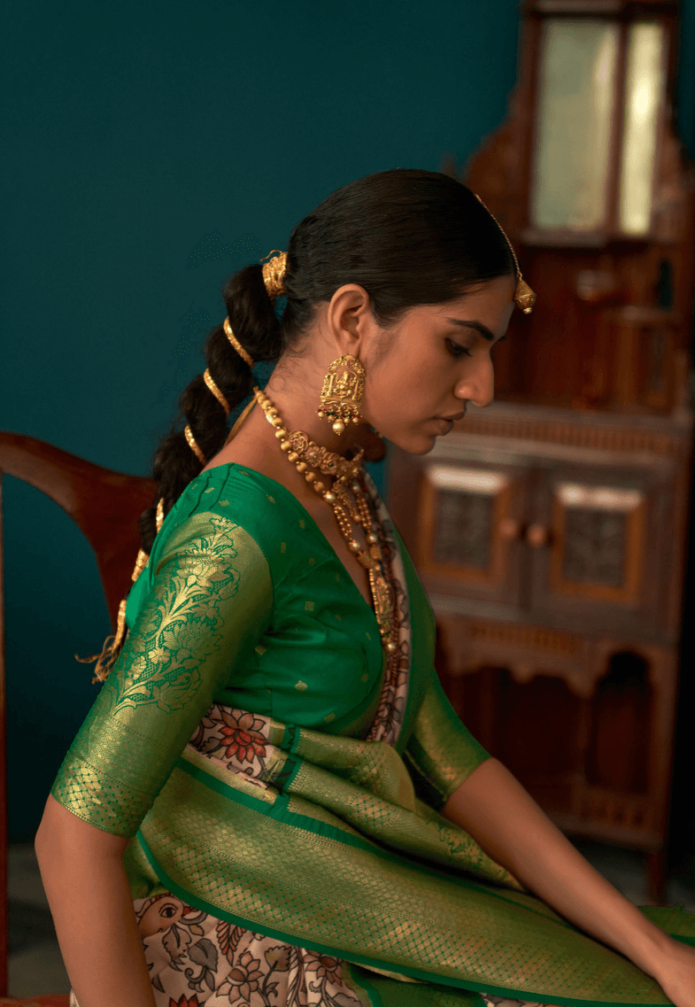 Mehndi Saree