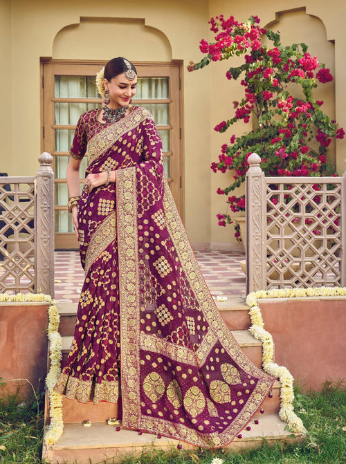 Shaadi Functions Wear Georgette Saree