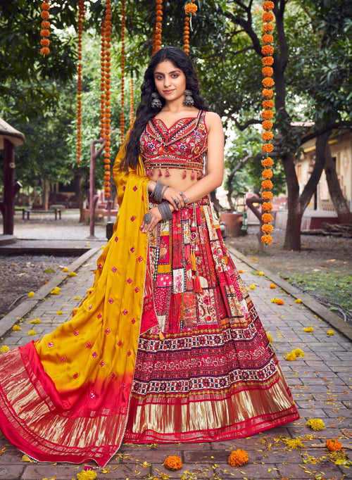 Marriage Wear Gajji Silk Lehenga Choli