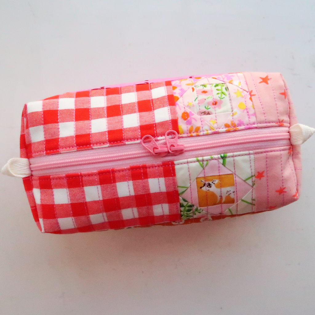 Quilted Boxy Pouch - PDF sewing pattern