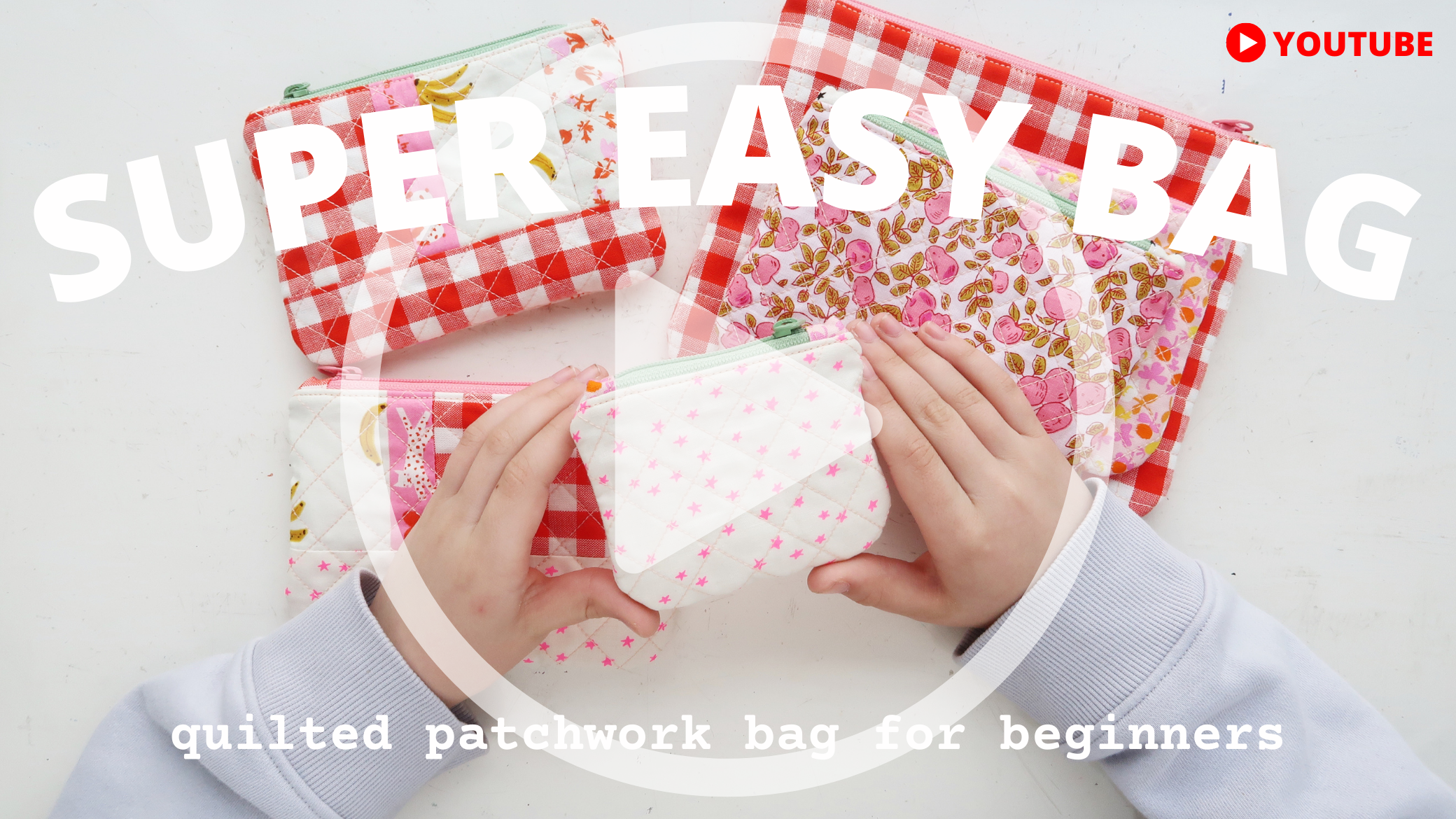 Super Easy Bag - sewing pattern and video tutorial