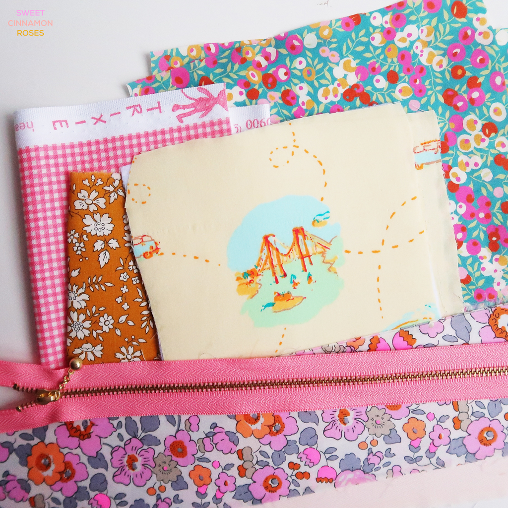 DIY Zippered Pouch Sewing Pattern KIT