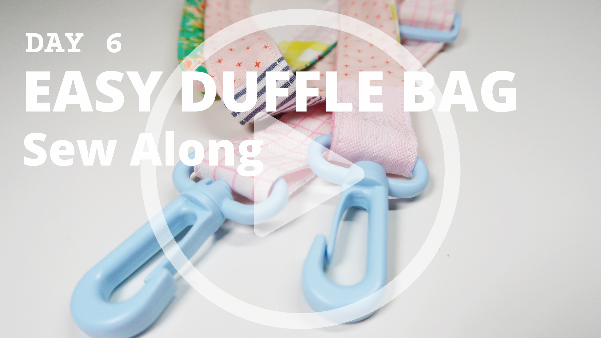 Easy Duffle Bag Sew Along on YouTube