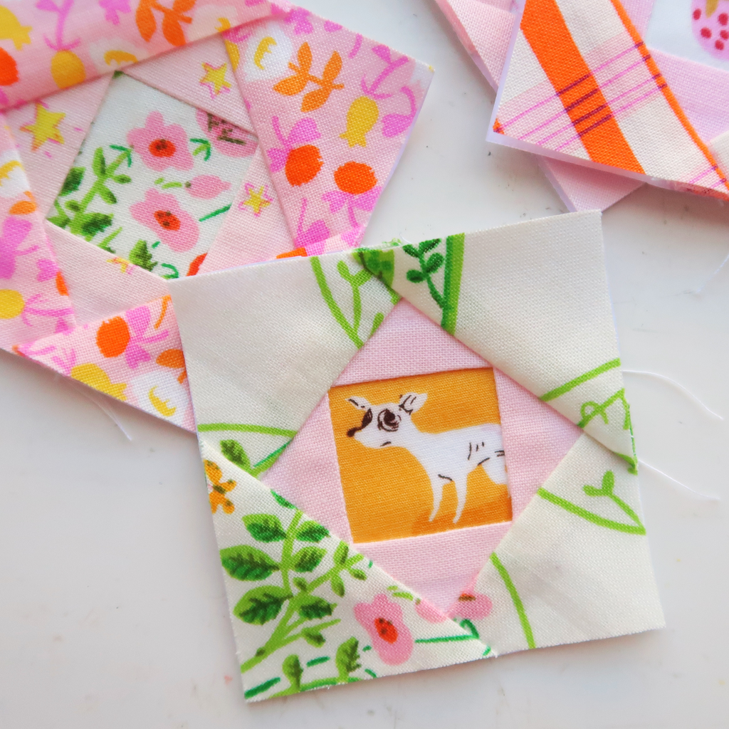 FPP economy block FREE sewing pattern, video tutorial and templates