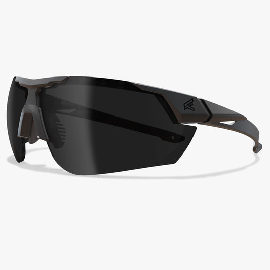 Edge Eyewear Sdk116vs-g2, Khor G2 Safety Glasses, Black Frame, Smoke Vapor Shield Lens