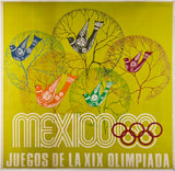 MEXICO 68 - JUEGOS DE LA XIX OLIMPIADA - 1968 OLYMPIC GAMES (Lime Green)
