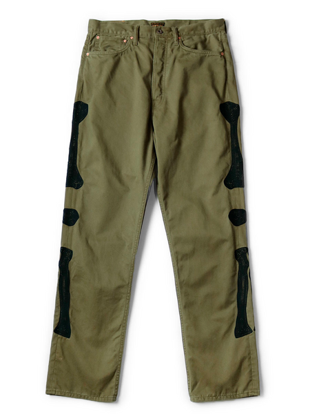 KAPITAL CHINO MEXICAN TUXEDO 5P OKAGILLY PANTS