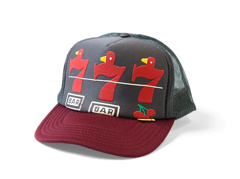 KAPITAL LUCKY BATTERY BIRD TRUCKER CAP