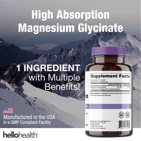 High absorption Magnesium Glycinate