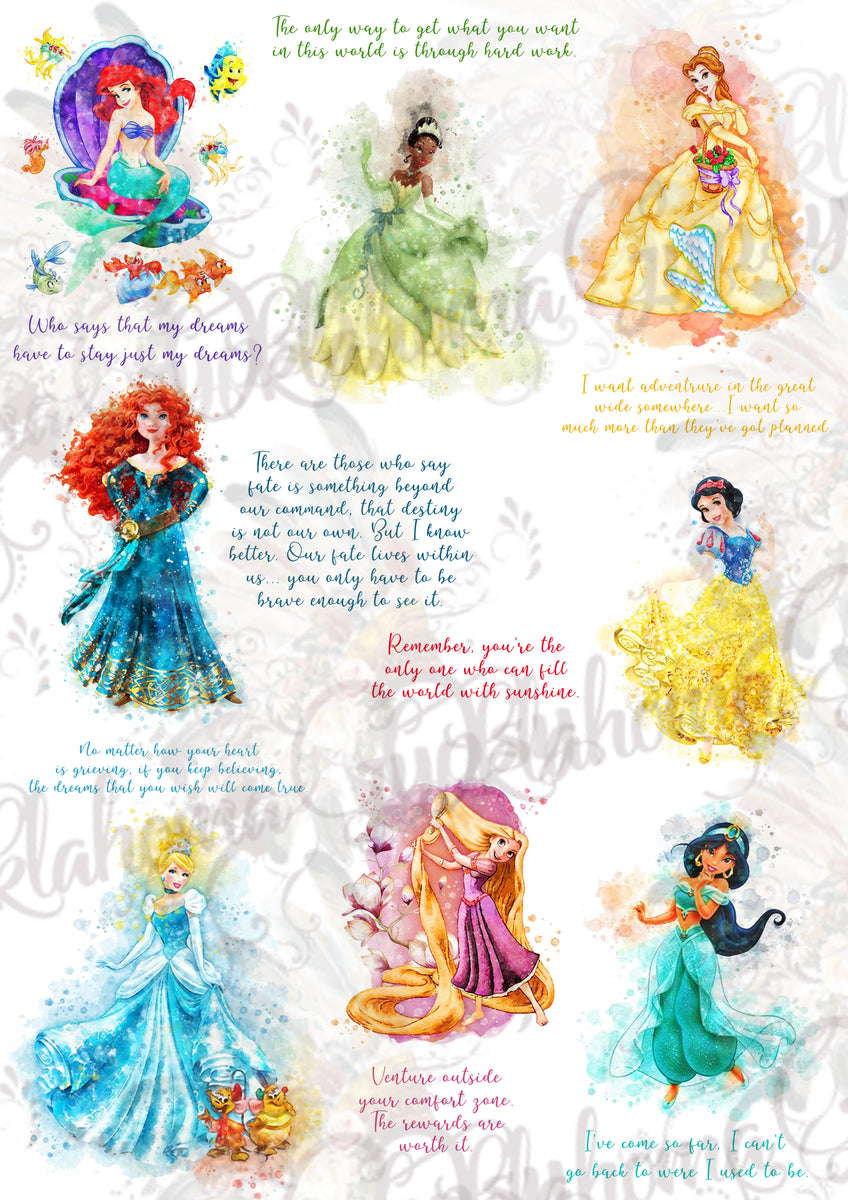 Download Disney Princess Quotes Inspired Digital File - Oklahoma ...