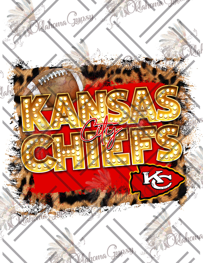 KC Chiefs Leopard – Pitty Intense Vinyl