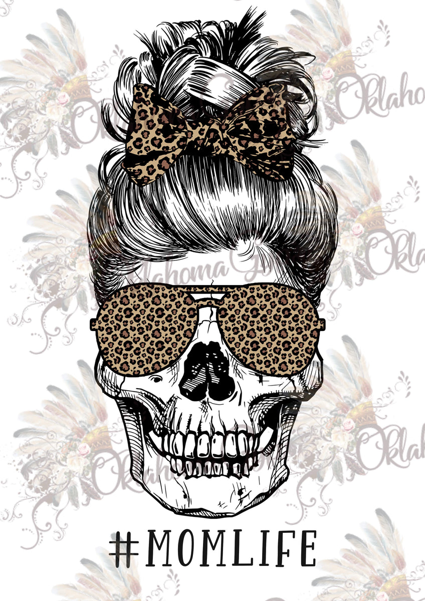 Download #MomLife Skeleton Leopard Digital File - Oklahoma Gypsy Designs