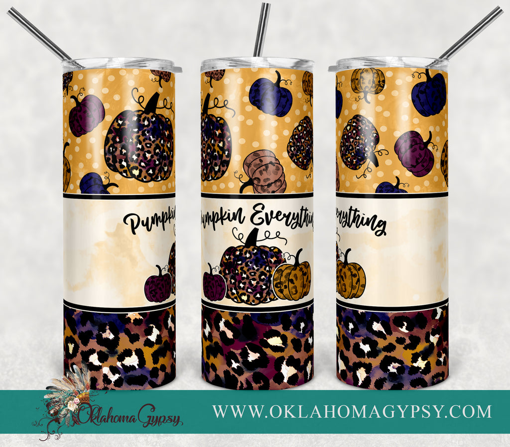 Pumpkin Spice Claw Tumbler and Koozies — Nevada Rustic Designs