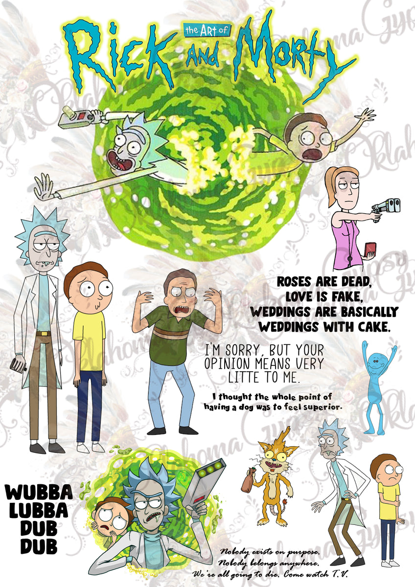 Rick and Morty Inspired Top Hits Digital File - Oklahoma ...