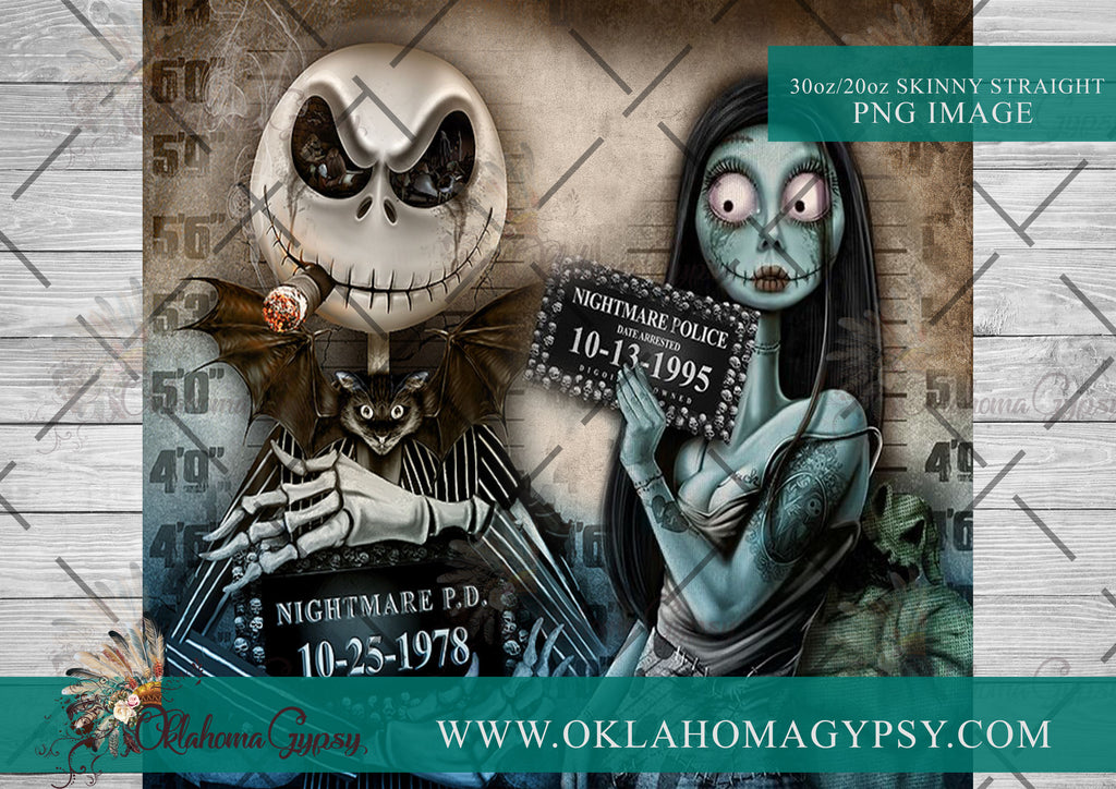 The Nightmare Before Christmas - Jack Skellington Inspired Digital Fil –  Oklahoma Gypsy Designs