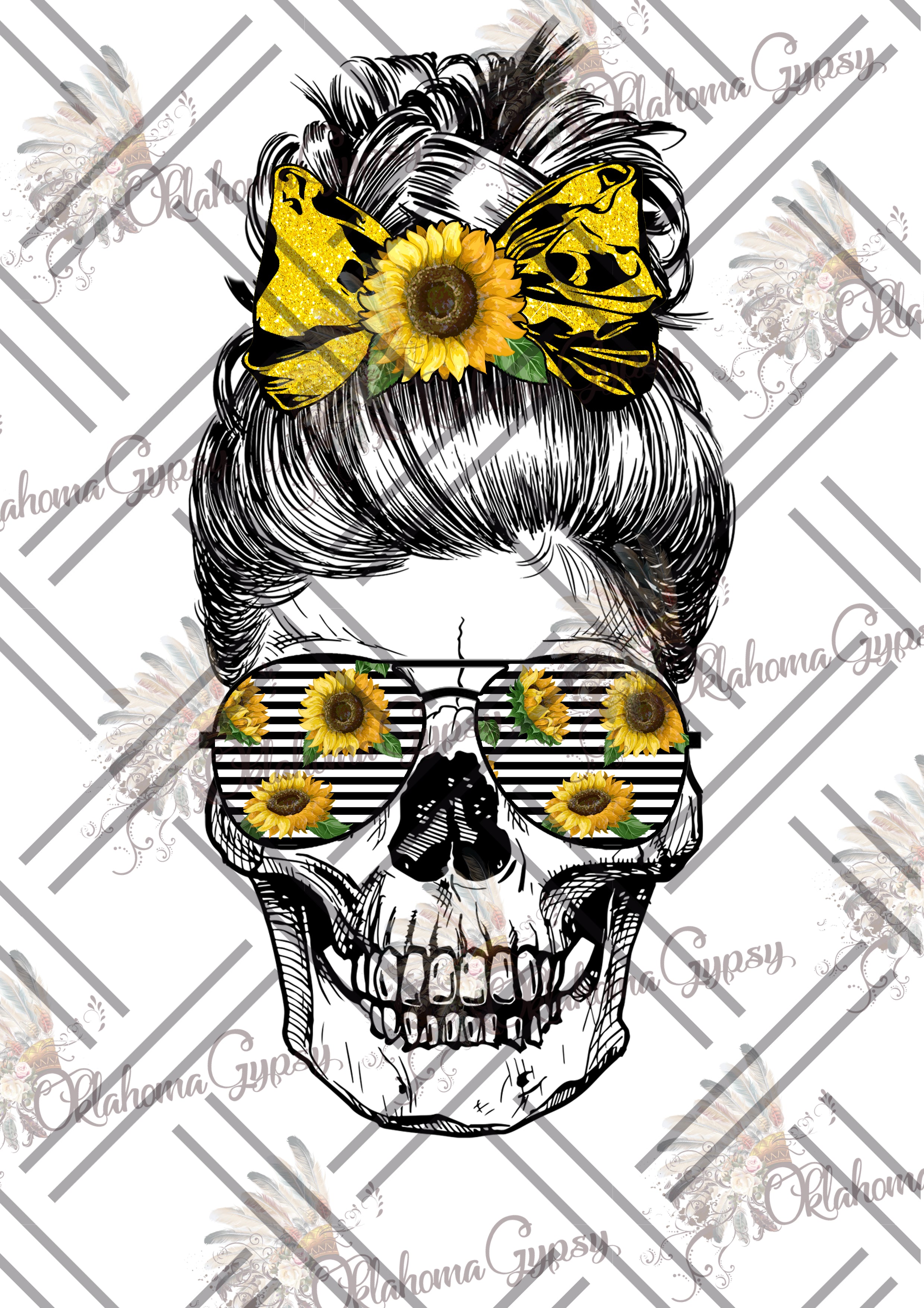 Free Free Sunflower Skull Svg SVG PNG EPS DXF File