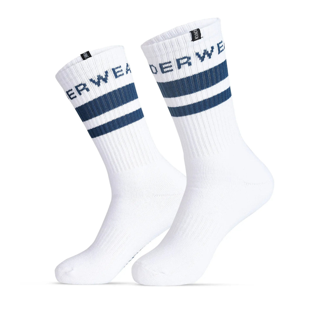 STRIPE ATHLETIC CREW SOCKS - MOUNDERWEAR